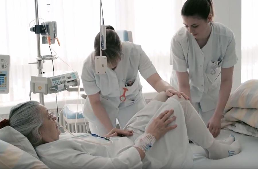 Pflegefachmann/-fachfrau HF – Film mit Porträts von Berufstätigen